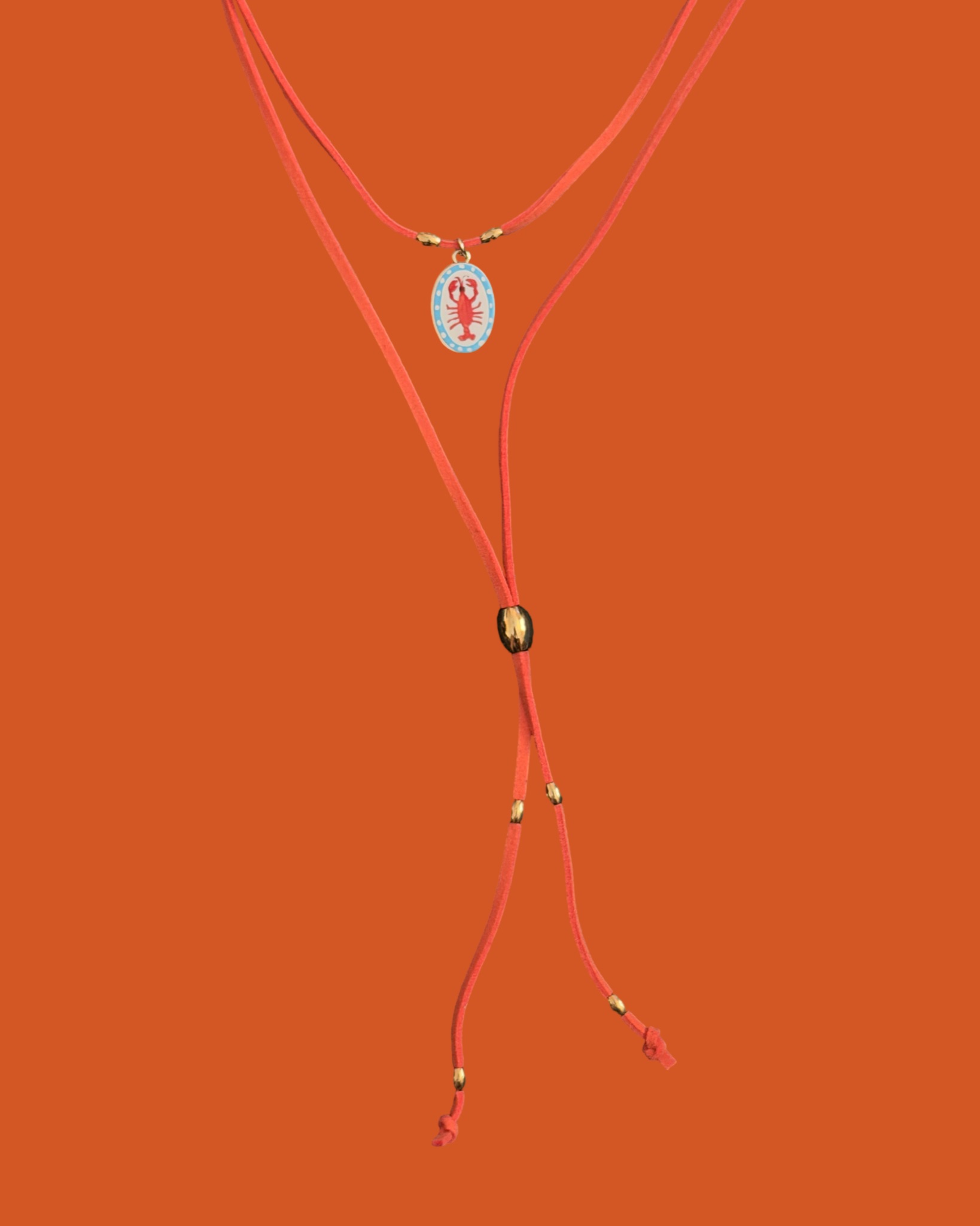 Foto della collana Cravattino aragosta, modello cravattino